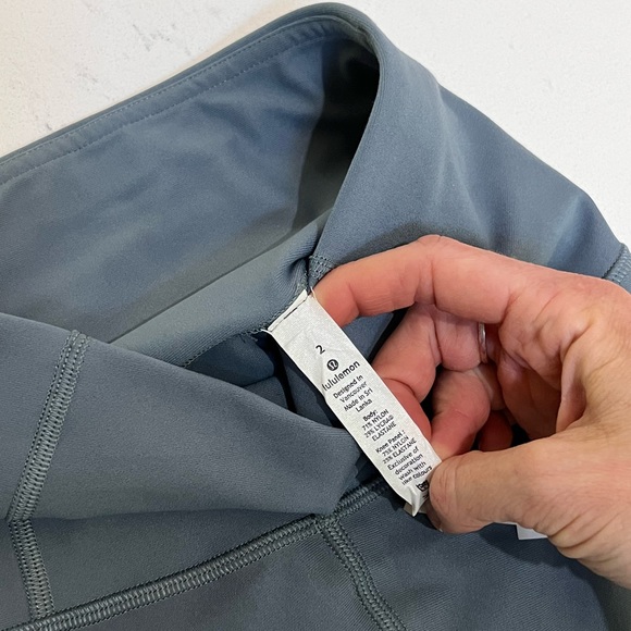 Lululemon Athletica Blue Charcoal 27” Leggings - Picture 8 of 11